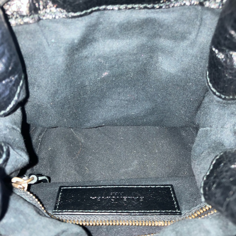 Balenciaga AUTHENTIC Black Mini Motocross Classic Pompon Bag - Picture 16 of 16